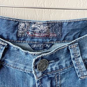 Men’s Silver Jeans